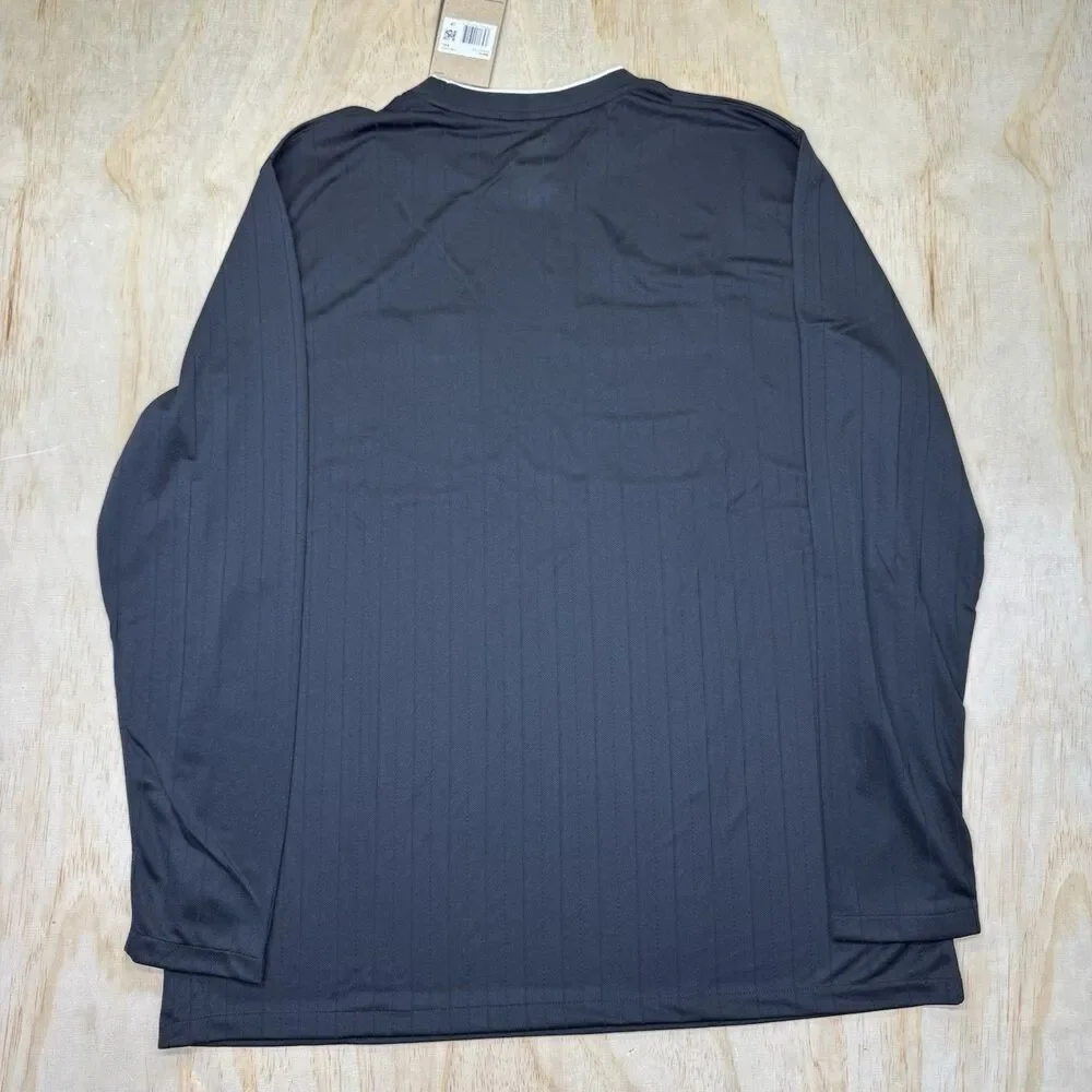 NEW Nike Dri-FIT Soccer Referee Jersey Shirt SLIM Fit Black 2XL Mens DH8027-010 - Picture 11 of 14